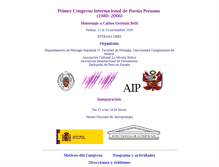Tablet Screenshot of congresopoesia2006.miradamalva.com