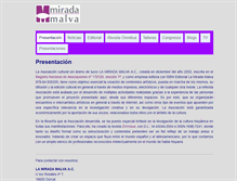 Tablet Screenshot of miradamalva.com